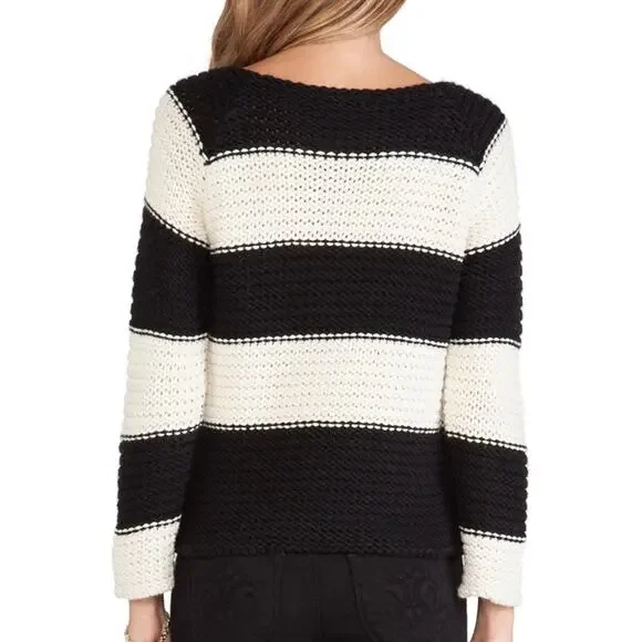 Sanctuary Revolve Striped Knit Wool Blend Sweater - Picture 3 of 8